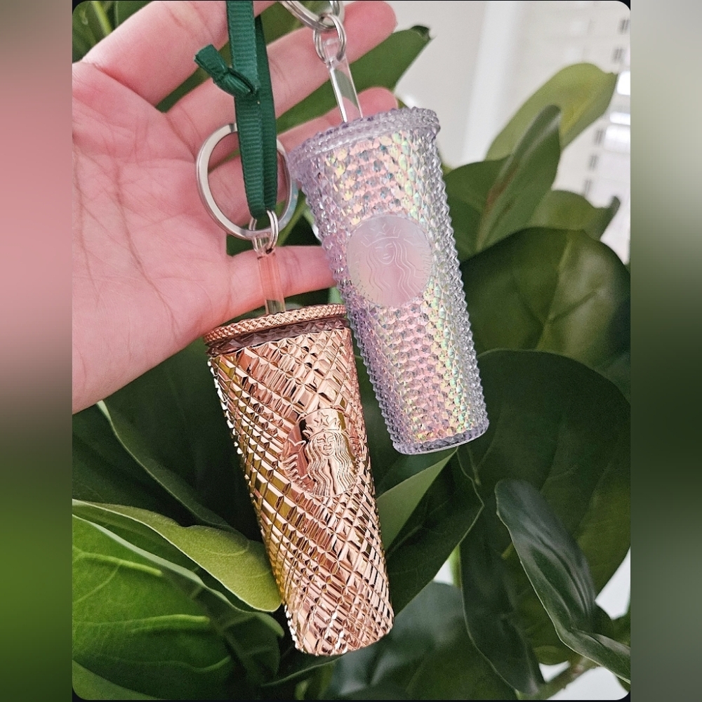 NWB Starbucks Cold Cup Keychain